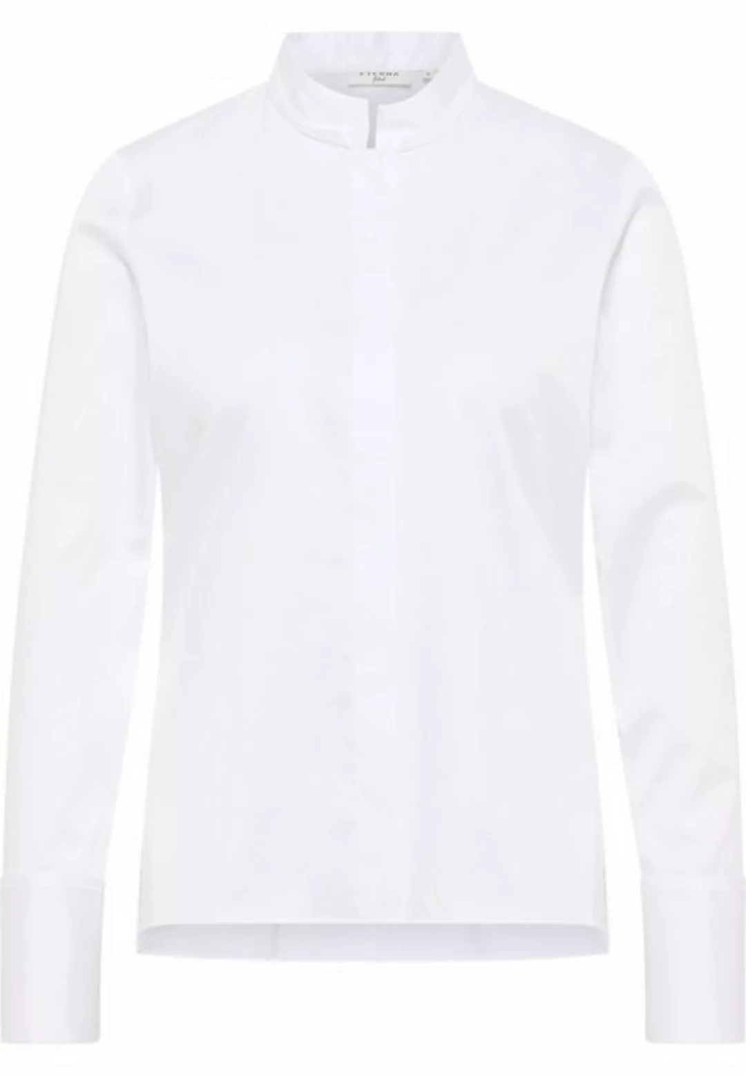 Eterna Langarmbluse Satin Shirt Bluse Satingewebe Langarm günstig online kaufen