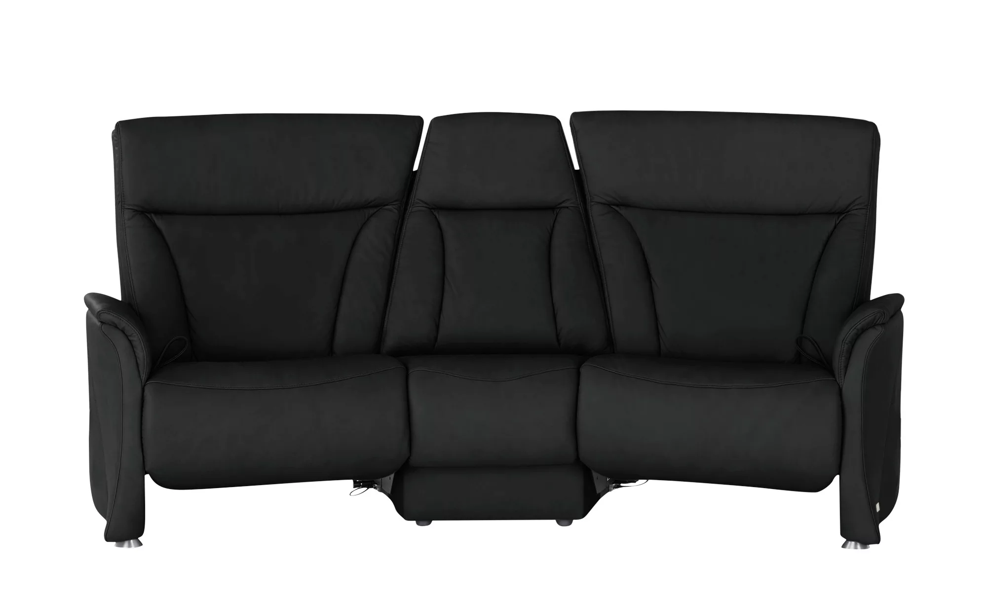 himolla Trapezsofa  4010 - schwarz - 226 cm - 108 cm - 102 cm - Polstermöbe günstig online kaufen