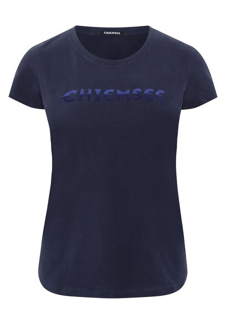 Chiemsee Print-Shirt T-Shirt mit Logo in Farbverlauf-Optik 1 günstig online kaufen