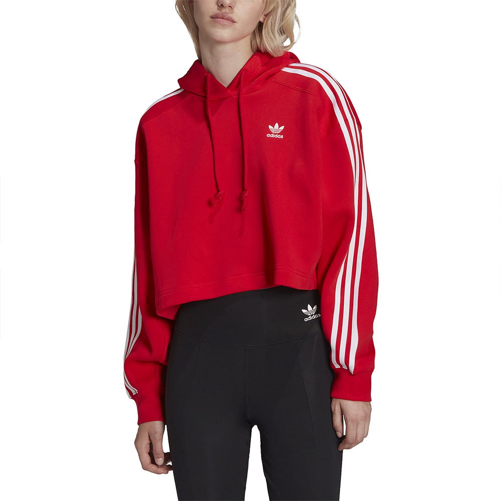 Adidas Originals Adicolor Kapuzenpullover 38 Vivid Red günstig online kaufen