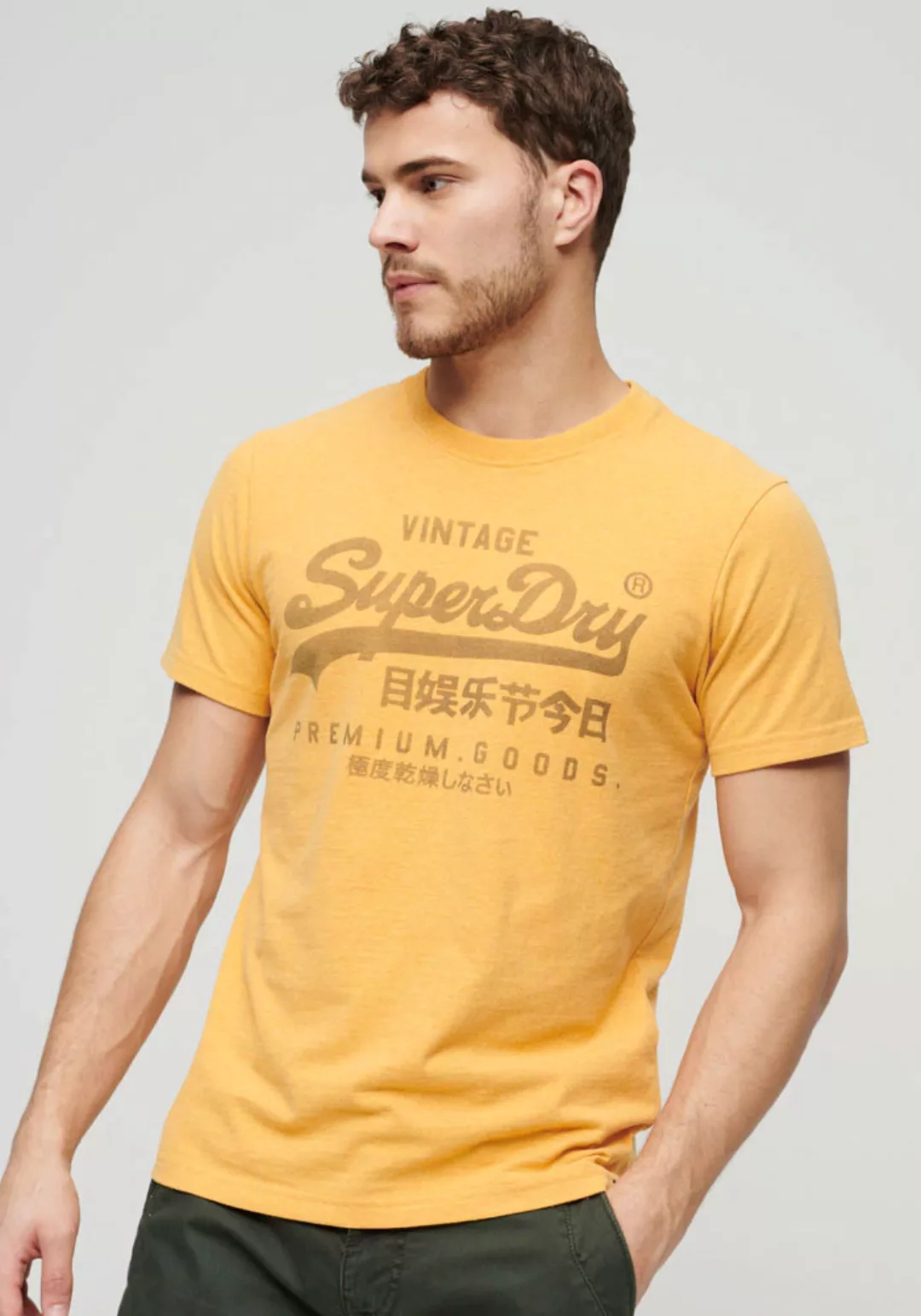 Superdry T-Shirt "Basic Shirt CLASSIC VL HERITAGE T SHIRT mit Logodruck", a günstig online kaufen