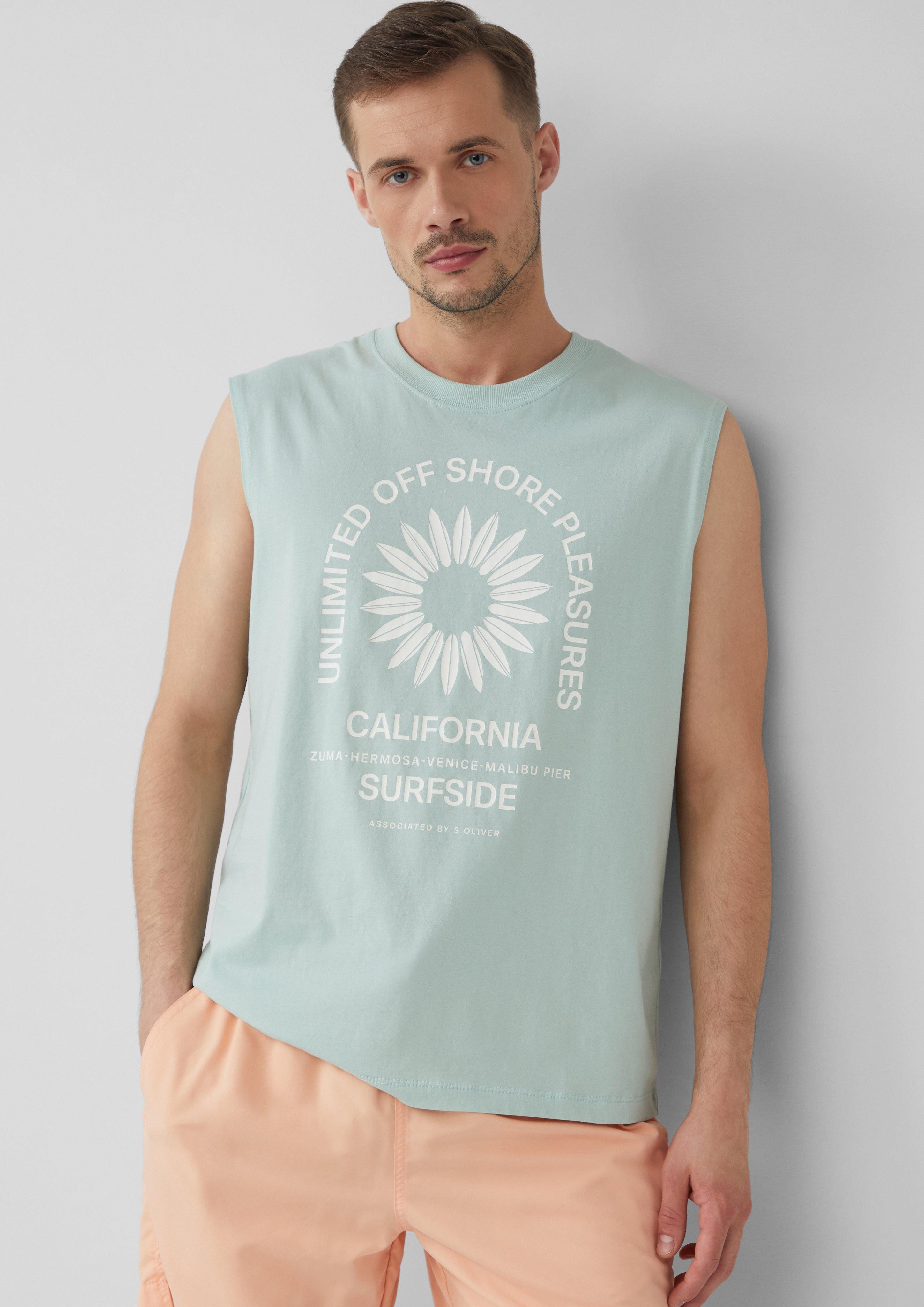 s.Oliver Shirttop Jersey-Tanktop im Relaxed Fit günstig online kaufen