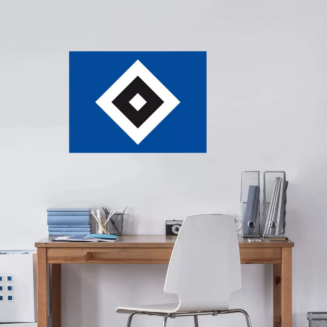 Wall-Art Wandtattoo "Hamburger SV Logo HSV", (1 St.), selbstklebend, entfer günstig online kaufen