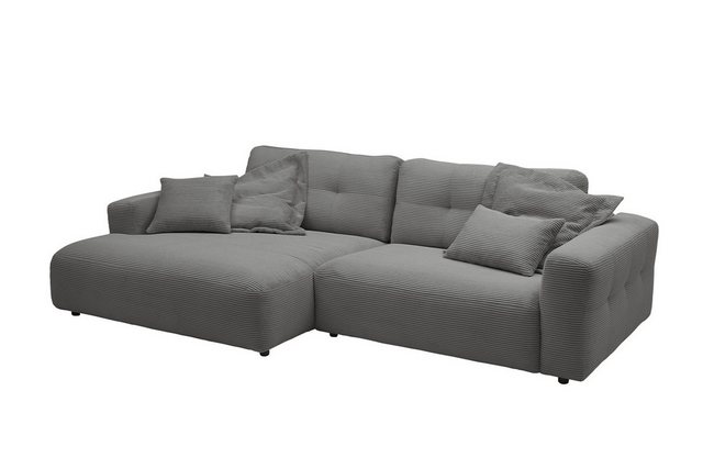 KAWOLA Ecksofa, Cord, Longchair rechts od. links, versch. Farben günstig online kaufen