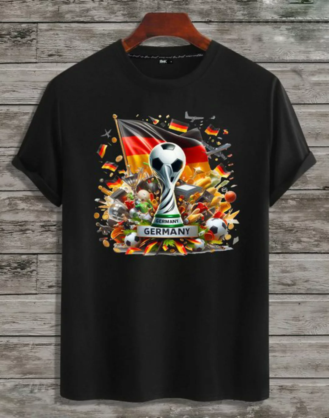 RMK T-Shirt Herren Shirt Trikot Fan Fußball Pokal Deutschland Germany EM WM günstig online kaufen