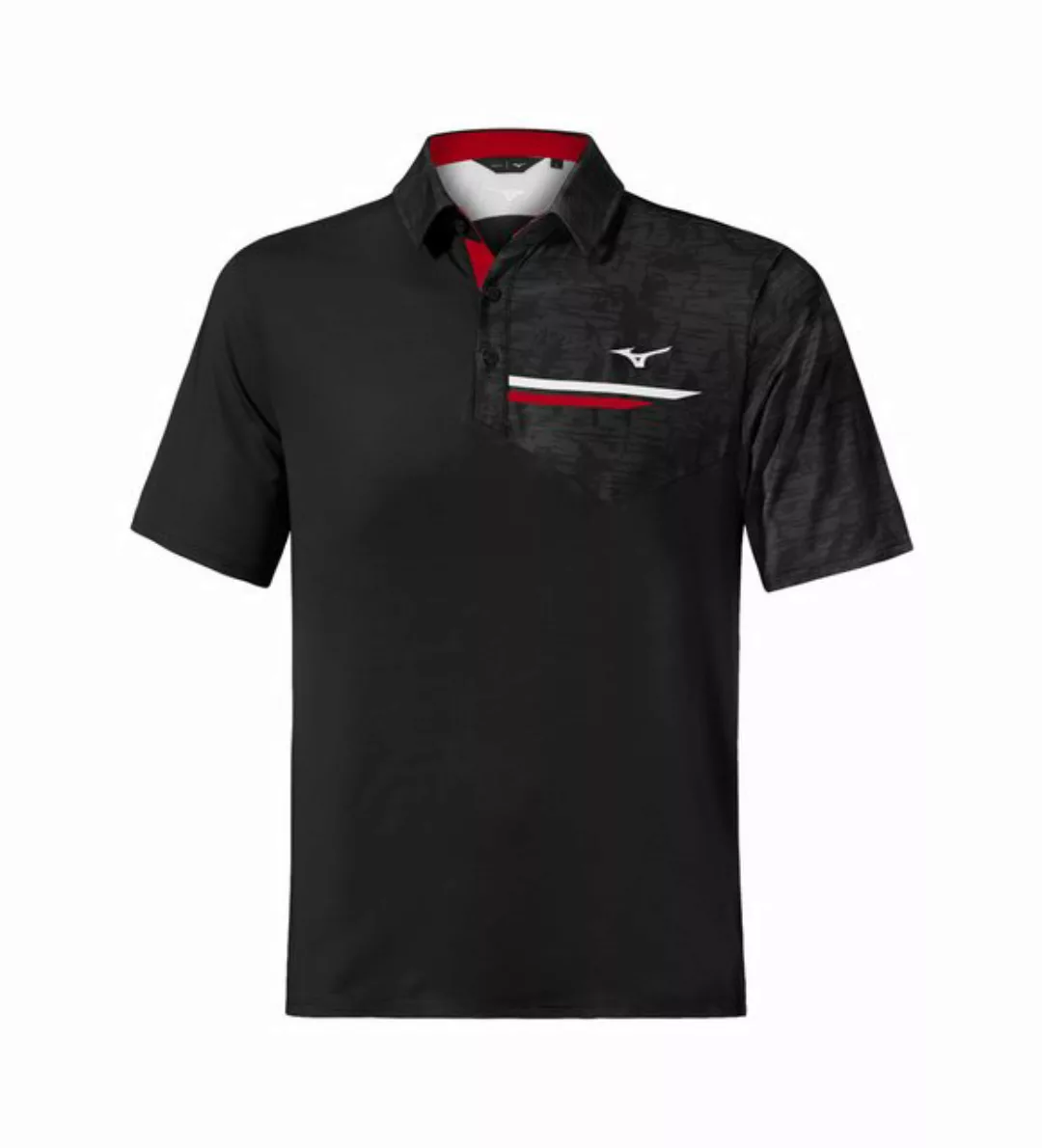 Mizuno Poloshirt Mizuno Golf Polo Quick Dry Hazard Bloc Schwarz Herren UK L günstig online kaufen