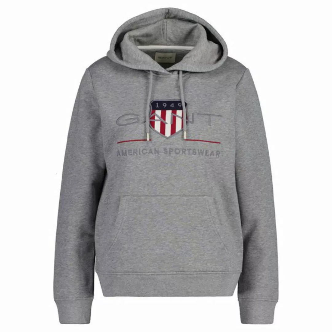 Gant Sweater Damen Sweatshirt - REGULAR ARCHIVE SHIELD HOODIE günstig online kaufen