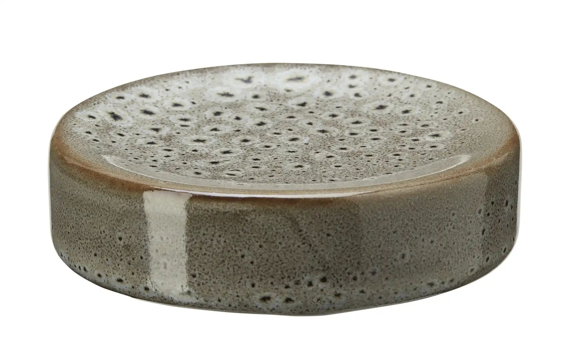 Seifenschale  Oviedo für Gray & Jones ¦ grau ¦ Maße (cm): H: 2,5  Ø: 10 Bad günstig online kaufen