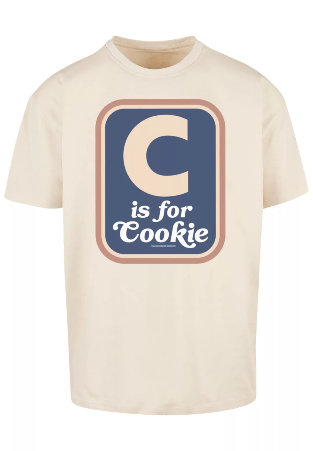 F4NT4STIC T-Shirt "Sesamstraße C is for Cookie", Premium Qualität, Weihnach günstig online kaufen