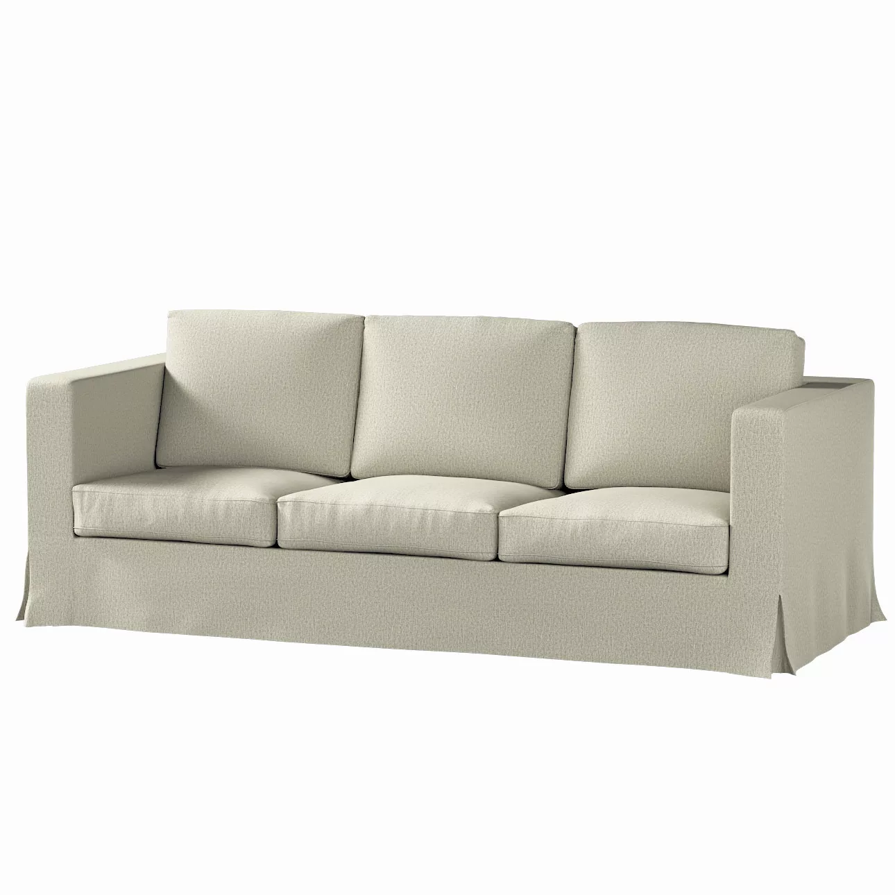 Bezug für Karlanda 3-Sitzer Sofa nicht ausklappbar, lang, beige, Bezug für günstig online kaufen