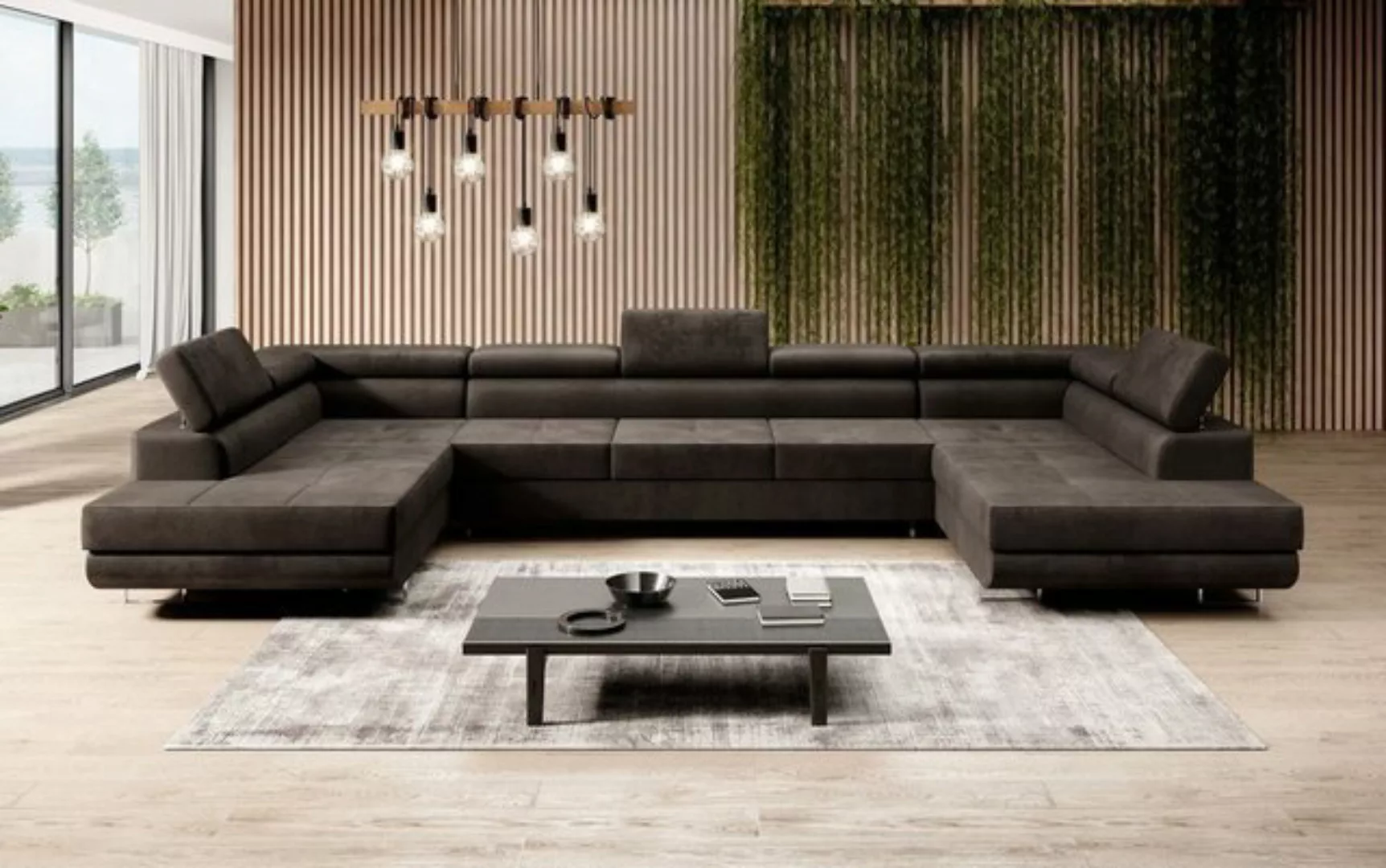 Luxusbetten24 Schlafsofa Designer Sofa Taormina, mit Stauraum und Schlaffun günstig online kaufen