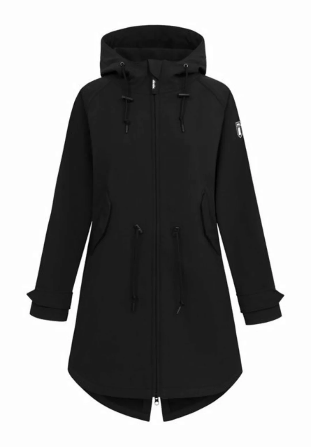 Derbe Softshelljacke "Island Friese", wasserabweisend, winddicht, Kapuze günstig online kaufen