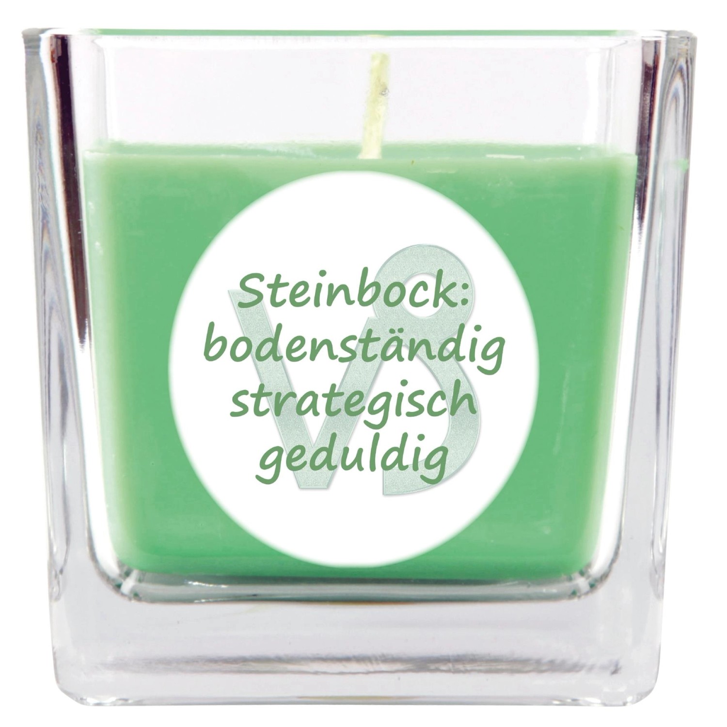 HS Candle Duftkerze & Glas Sternzeichen Coconut Limes 50 Stunden Steinbock günstig online kaufen