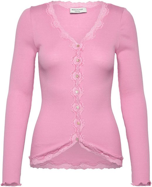 rosemunde Strickjacke Babette Silk Cardigan wunderschöner Vintage-Spitzenbe günstig online kaufen