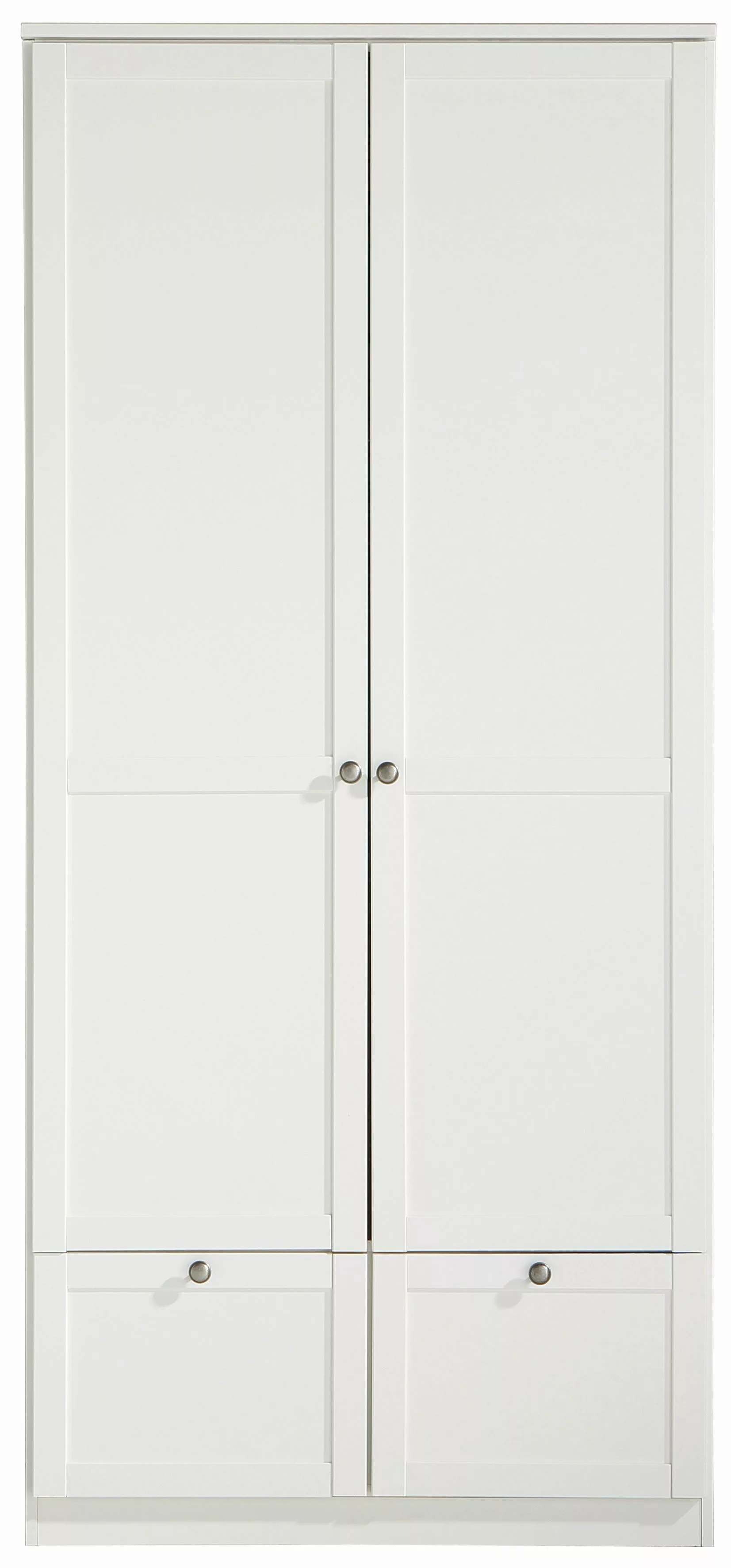 Kleiderschrank 90 cm breit Landhaus Weiß FILOU günstig online kaufen