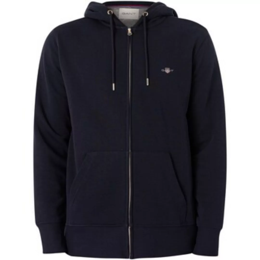 Gant  Sweatshirt Regular Shield Kapuzenjacke mit Reißverschluss günstig online kaufen