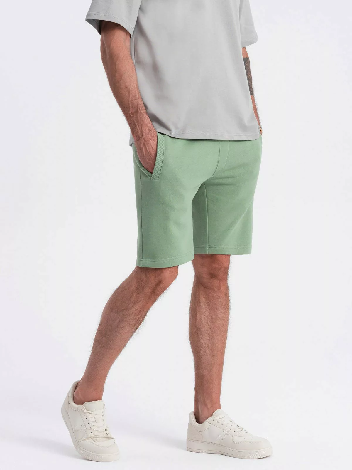 OMBRE Sweatshorts Herrenshorts aus Strick mit günstig online kaufen