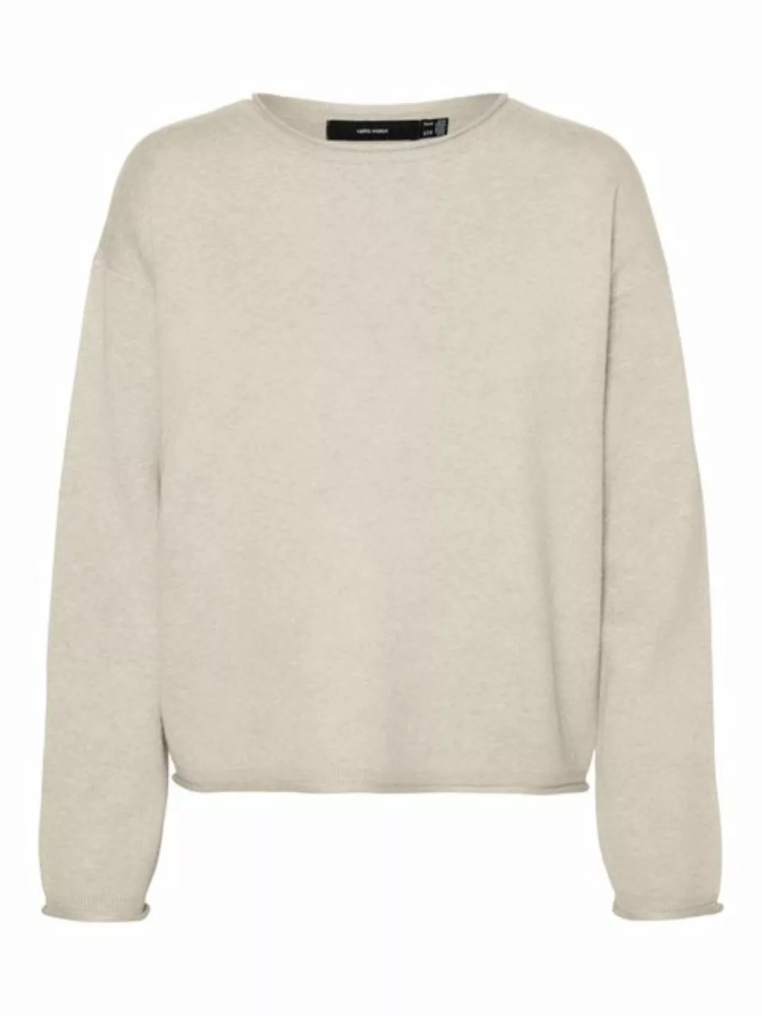 Vero Moda Strickpullover VMGOLD ROLL LS O-NECK PULLOVER GA günstig online kaufen