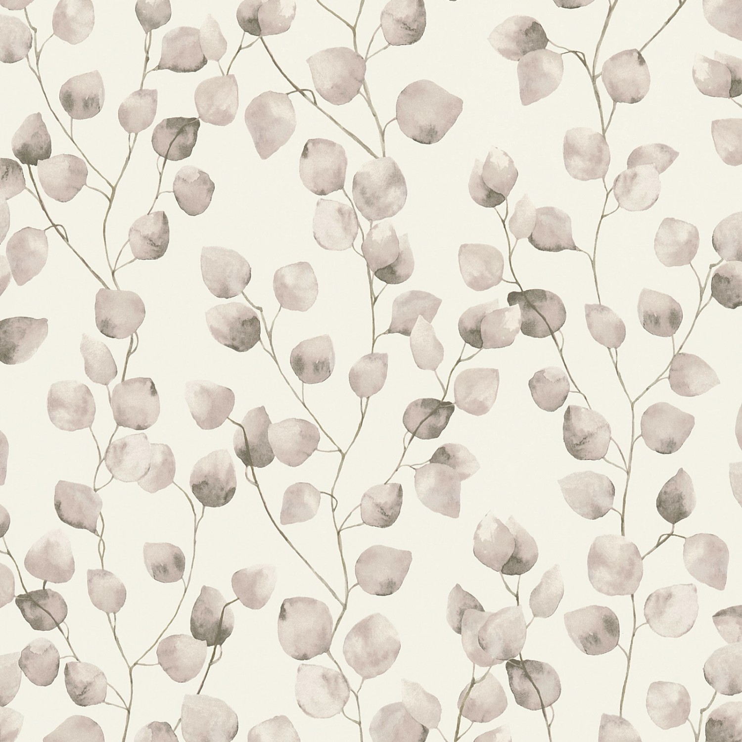 Bricoflor Tapete in Weiß Beige Florale Vliestapete mit Blättermuster für Ba günstig online kaufen