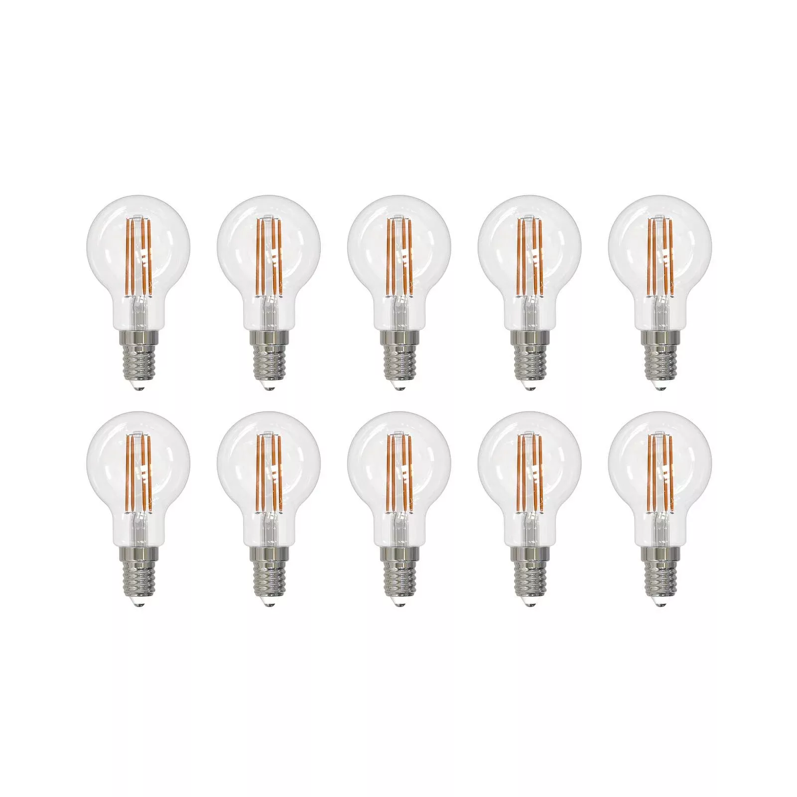 Arcchio LED-Leuchtmittel Filament E14 G45, 10er-Set, 4000 K günstig online kaufen