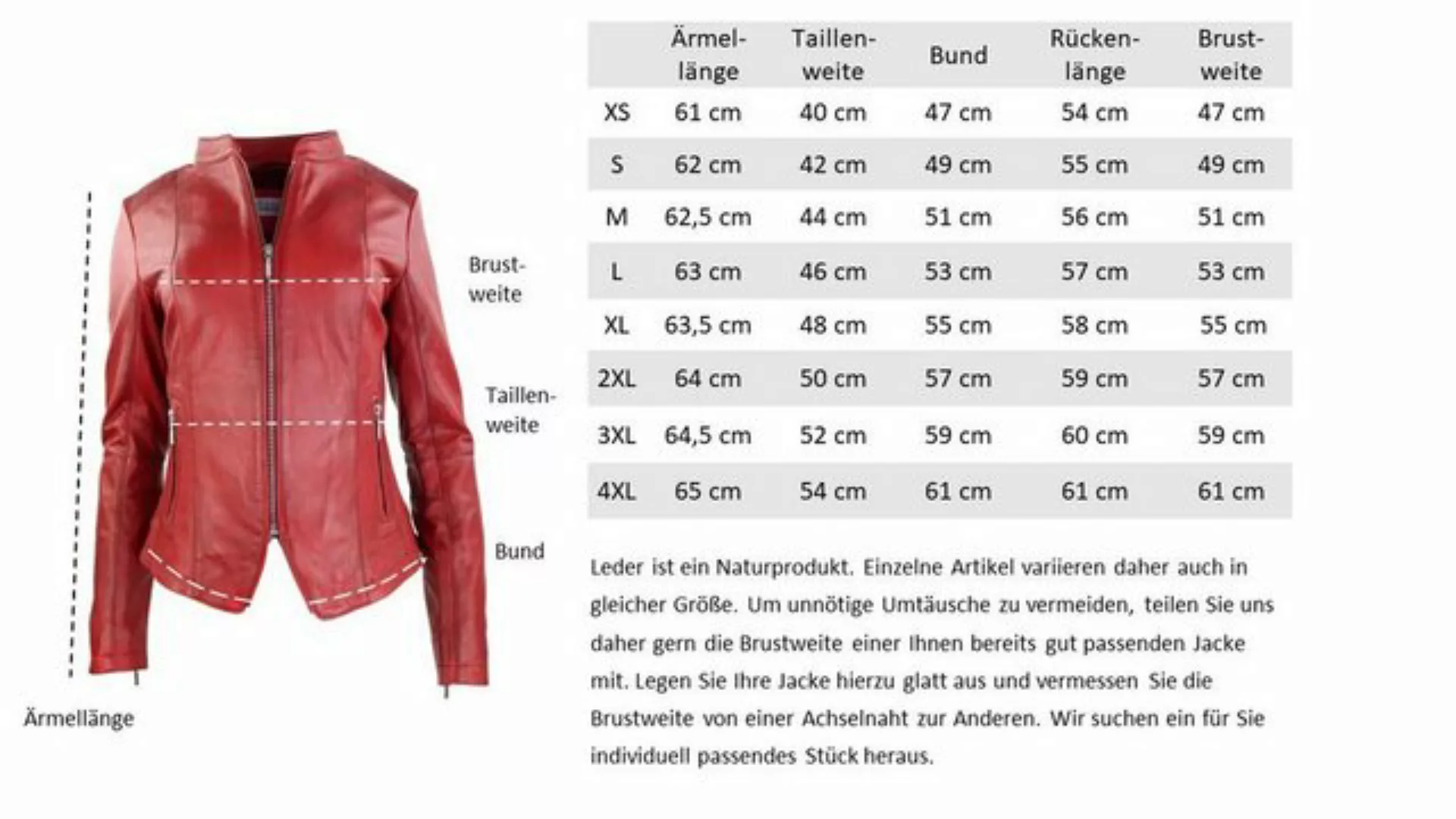 RICANO Lederjacke Abigale Hochwertiges Lammleder günstig online kaufen