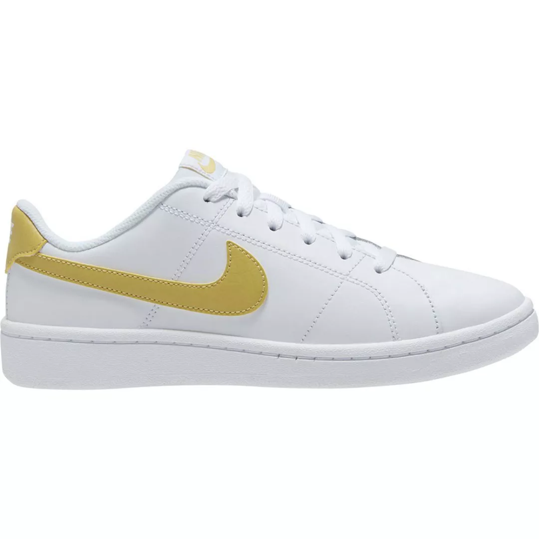 Nike Court Royale 2 Sportschuhe EU 37 1/2 White / Saturn Gold günstig online kaufen