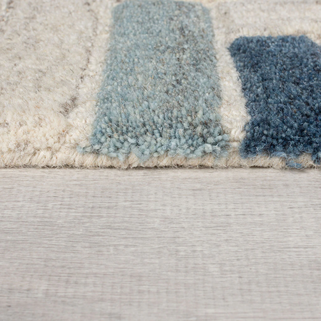FLAIR RUGS Wollteppich »Russo«, rechteckig, Geometrischer moderner Teppich günstig online kaufen