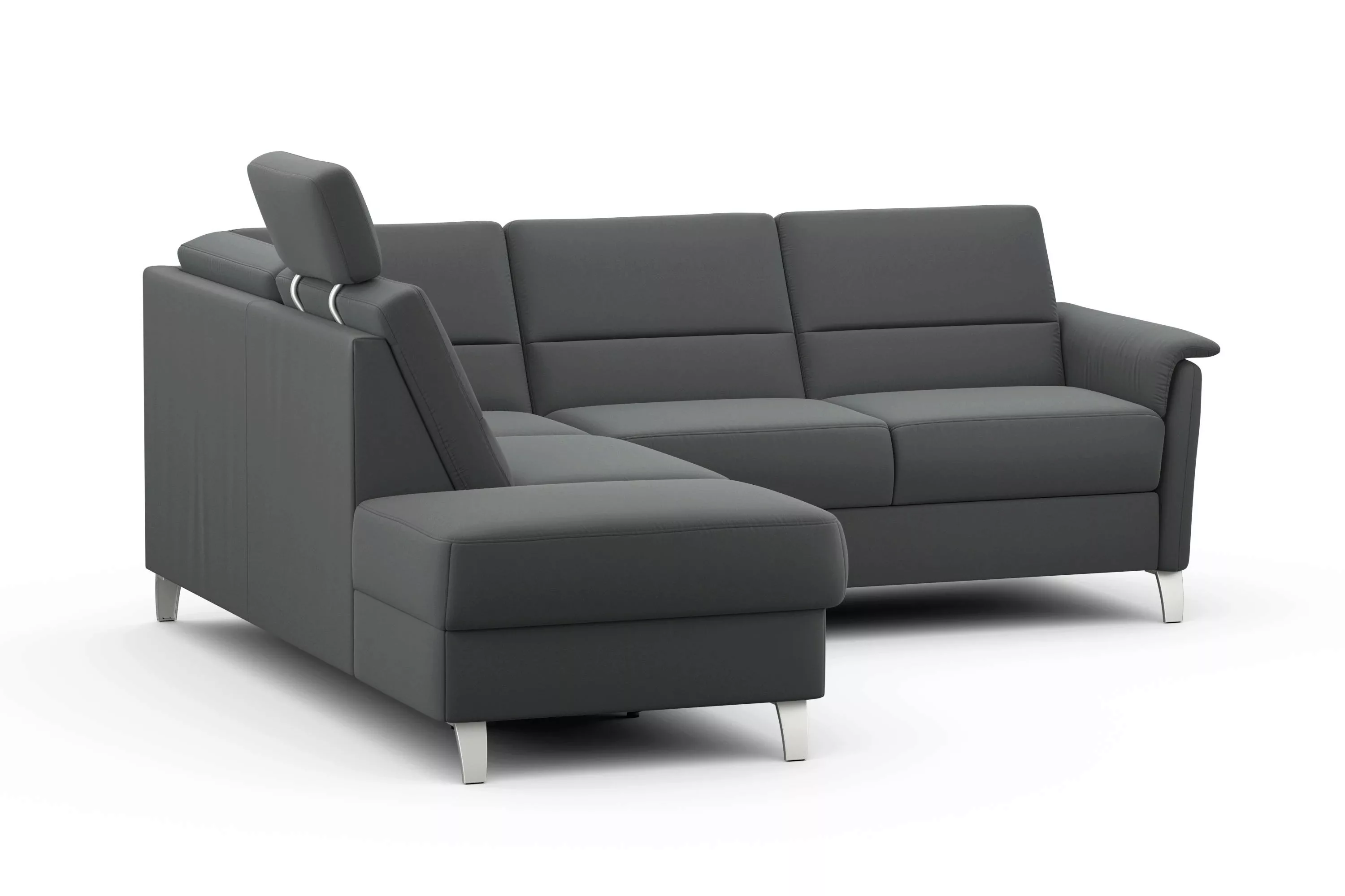 sit&more Ecksofa »Palmera L-Form«, Federkern, wahlweise mit Bettfunktion un günstig online kaufen