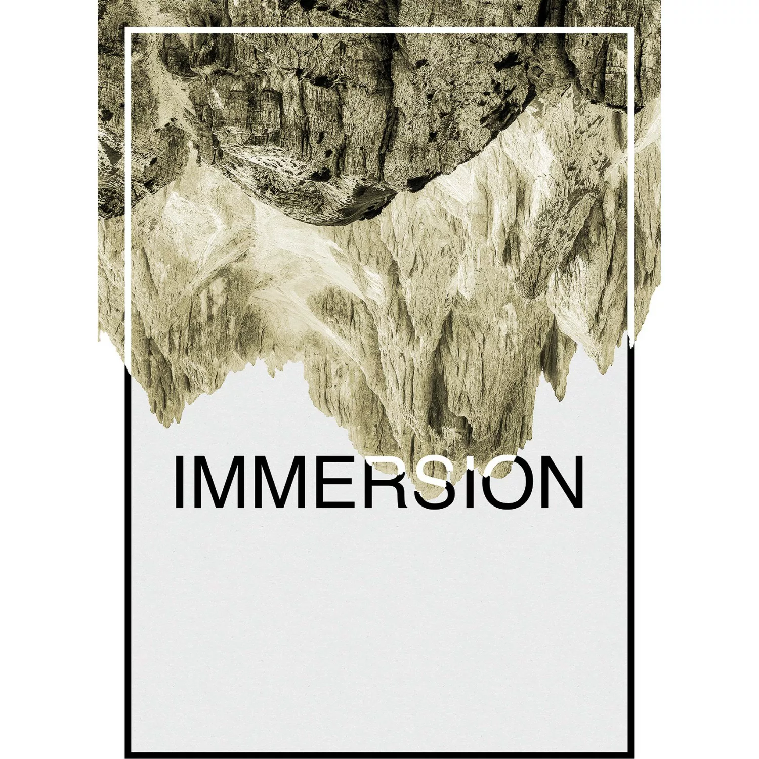 Komar Poster "Immersion Sand", Abstrakt-Sprüche & Texte, (1 St.), Kinderzim günstig online kaufen