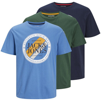 Jack & Jones  T-Shirt T-Shirt Loof T-Shirt mit Print Mix 3 Pack günstig online kaufen