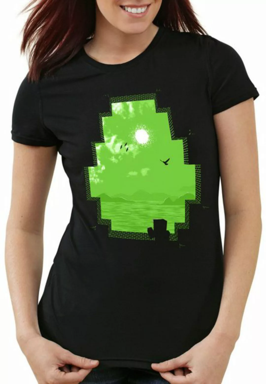 style3 T-Shirt Mine Block cube würfel game minecraft günstig online kaufen