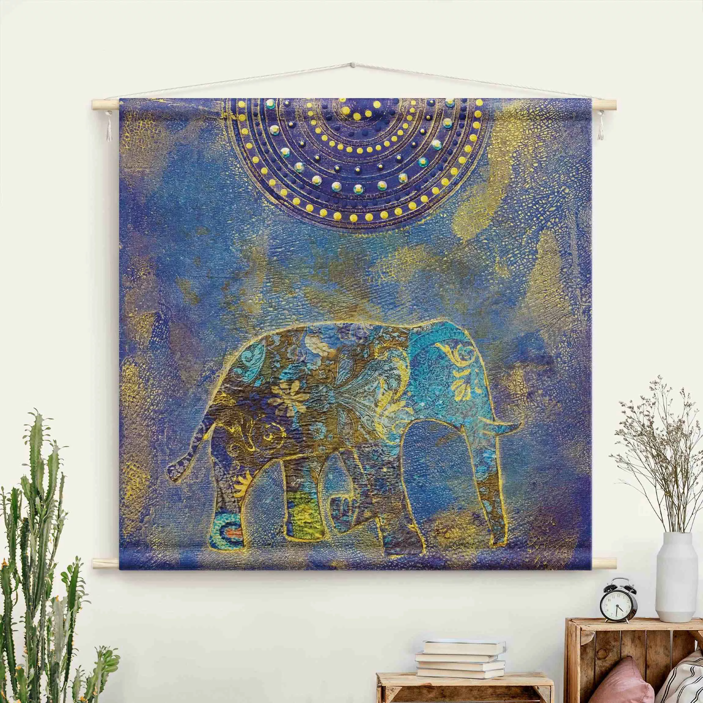 Wandteppich Elephant in Marrakech günstig online kaufen