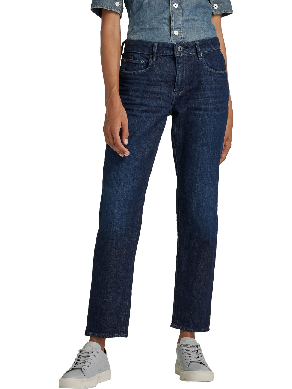 G-Star Damen Jeans Kate - Low Boyfriend - Blau - Worn In Deep Marine günstig online kaufen