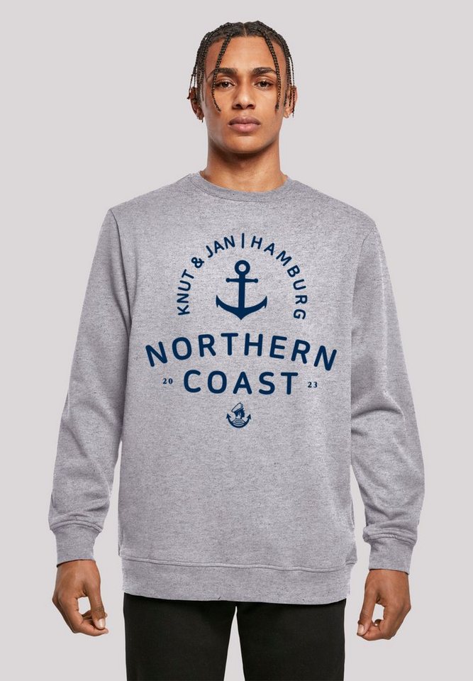 F4NT4STIC Kapuzenpullover Nordsee Knut & Jan Hamburg Print günstig online kaufen