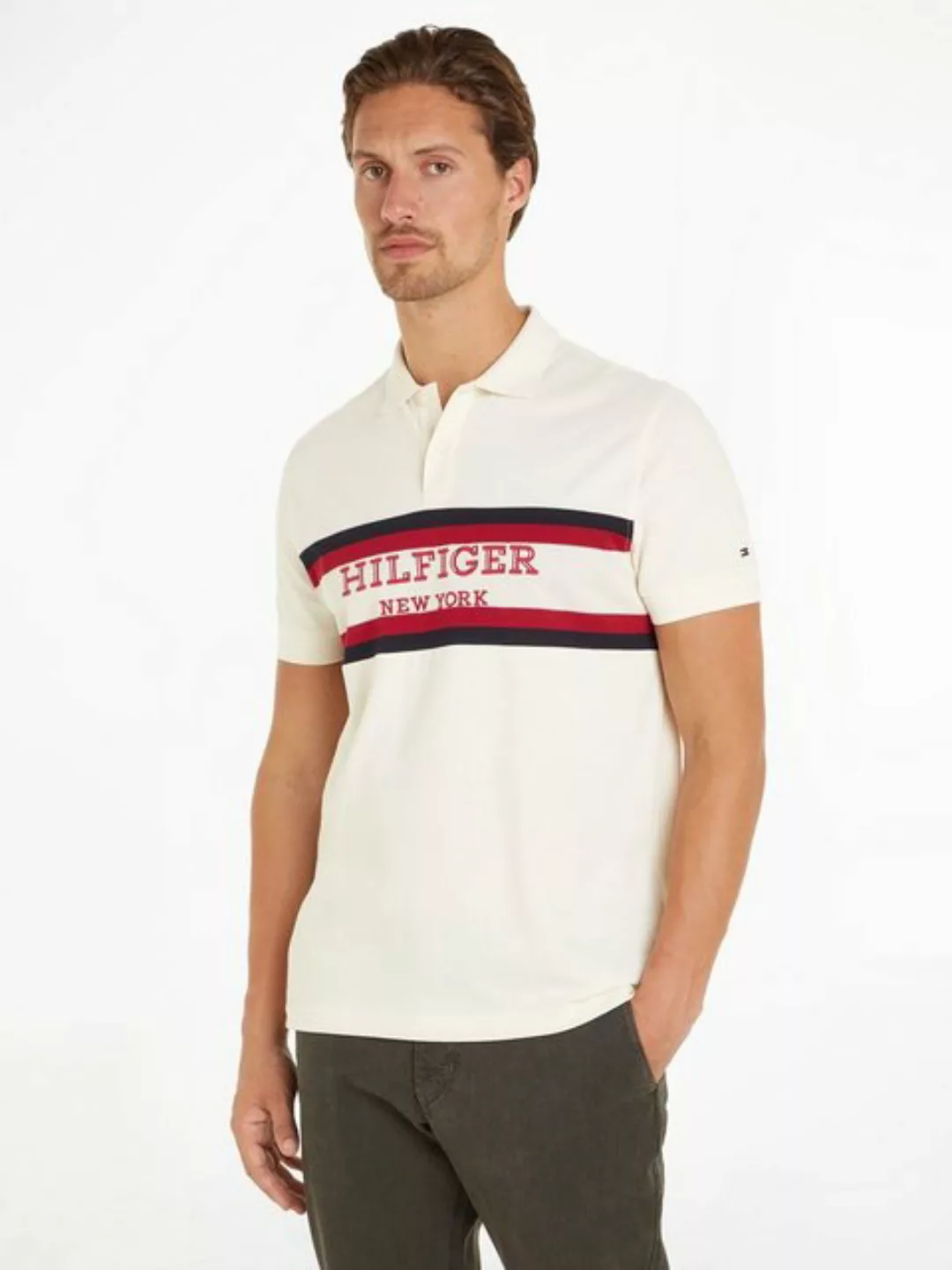 Tommy Hilfiger Poloshirt MONOTYPE COLORBLOCK REG POLO Colorblocking-Streife günstig online kaufen