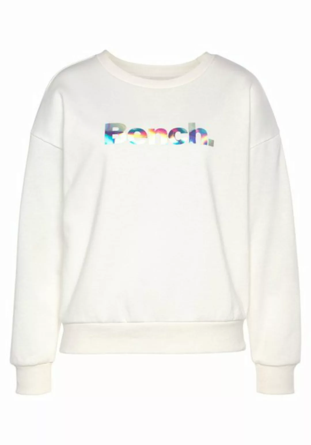 Bench. Loungewear Sweatshirt, mit glänzendem Logodruck, Loungewear günstig online kaufen