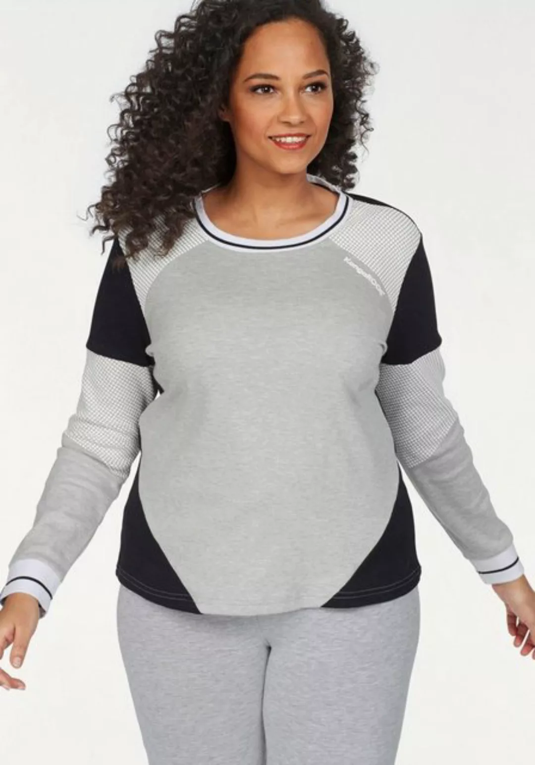 KangaROOS Sweatshirt im Colorblocking-Design mit Pünktchen günstig online kaufen