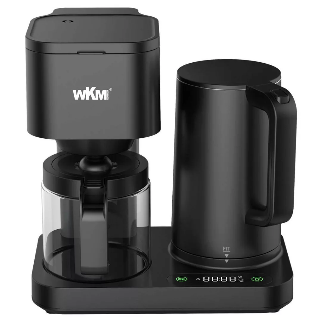 WKM 2 in 1 Kaffeemaschine und Wasserkocher KWK-1600 schwarz günstig online kaufen