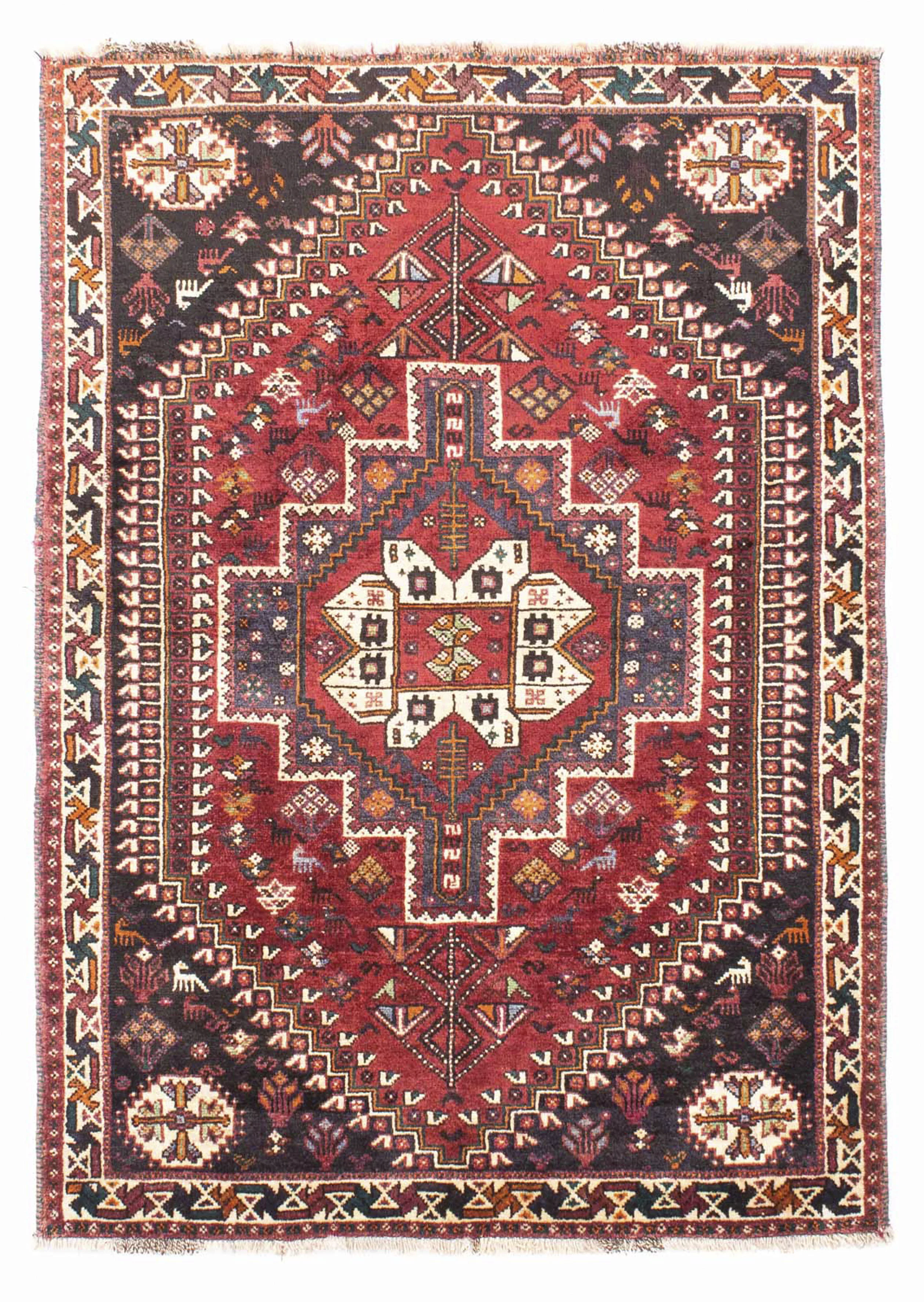 morgenland Orientteppich »Perser - Nomadic - 163 x 112 cm - dunkelrot«, rec günstig online kaufen