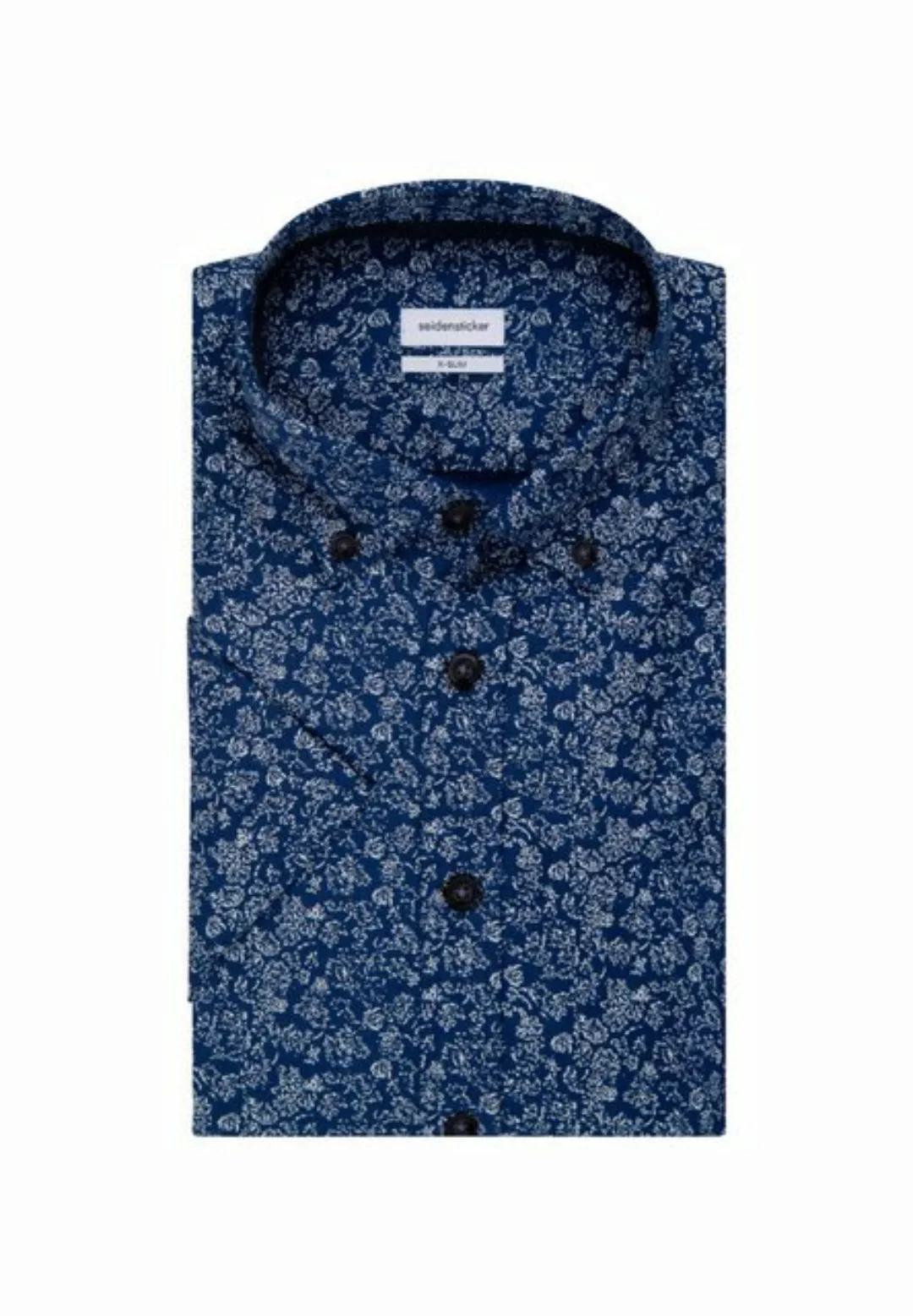 seidensticker Businesshemd "Schwarze Rose", Regular Kurzarm Button-Down-Kra günstig online kaufen