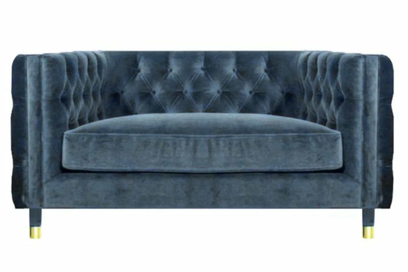 JVmoebel 2-Sitzer Luxus Sofa Zweisitzer Couch Wohnzimmer Polstermöbel Chest günstig online kaufen