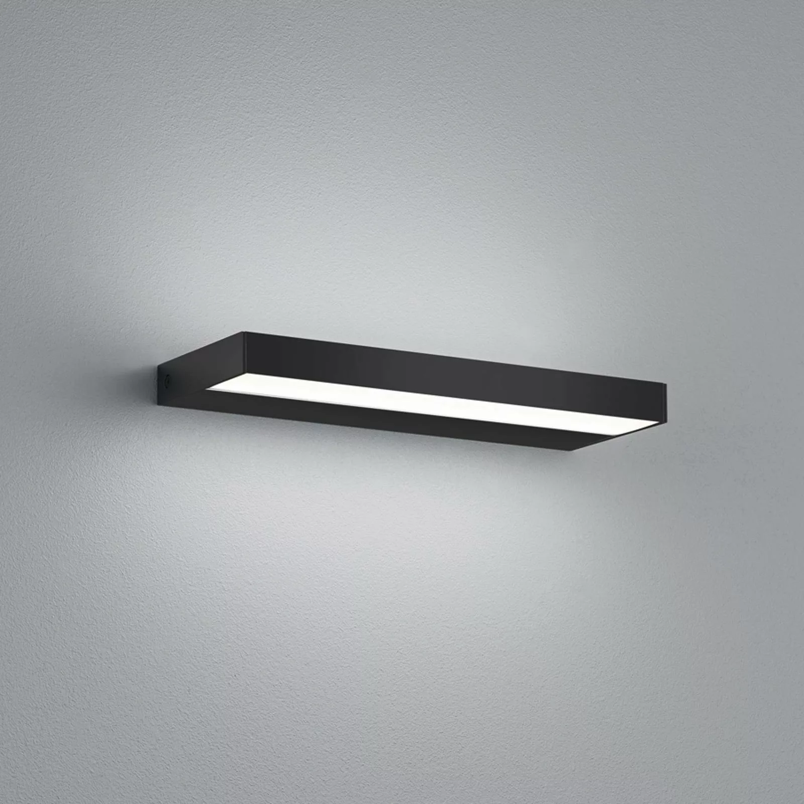 Helestra Slate LED-Wandleuchte, matt schwarz 30 cm günstig online kaufen