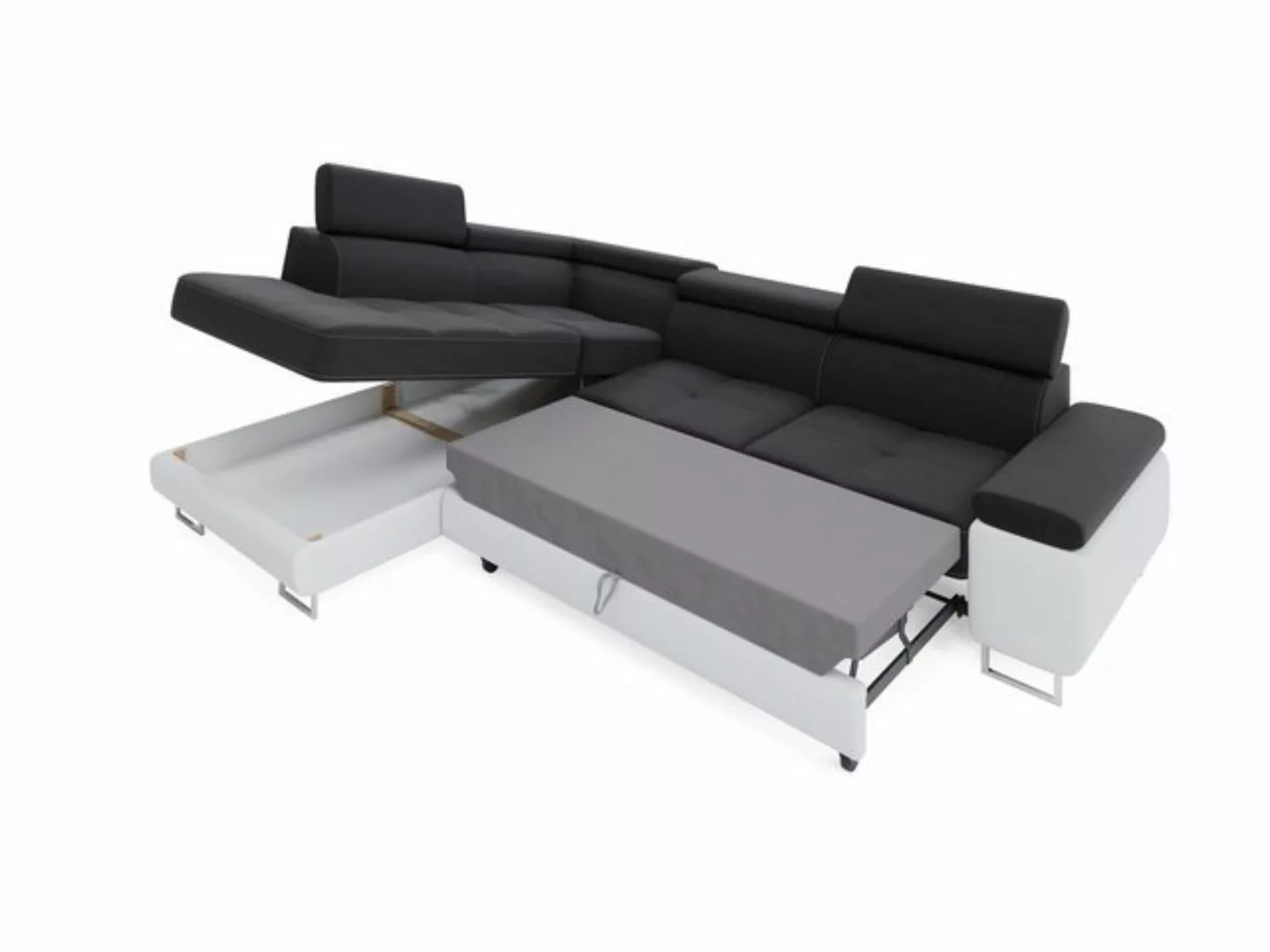 ALTDECOR Ecksofa ANT-L, Couch mit Schlaffunktion, Wohnzimmer - Wohnlandscha günstig online kaufen