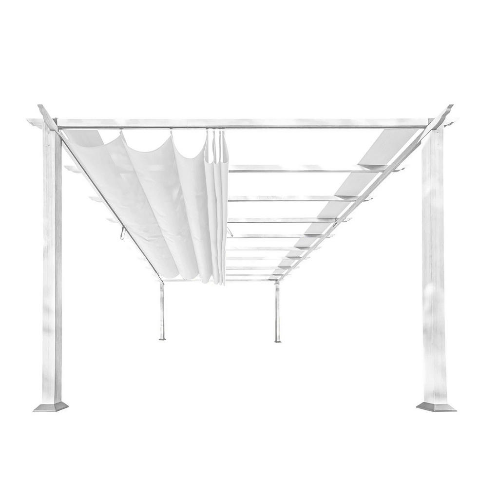 Paragon Outdoor Pavillon Florida weiß Metall B/H/L: ca. 350x235x350 cm günstig online kaufen