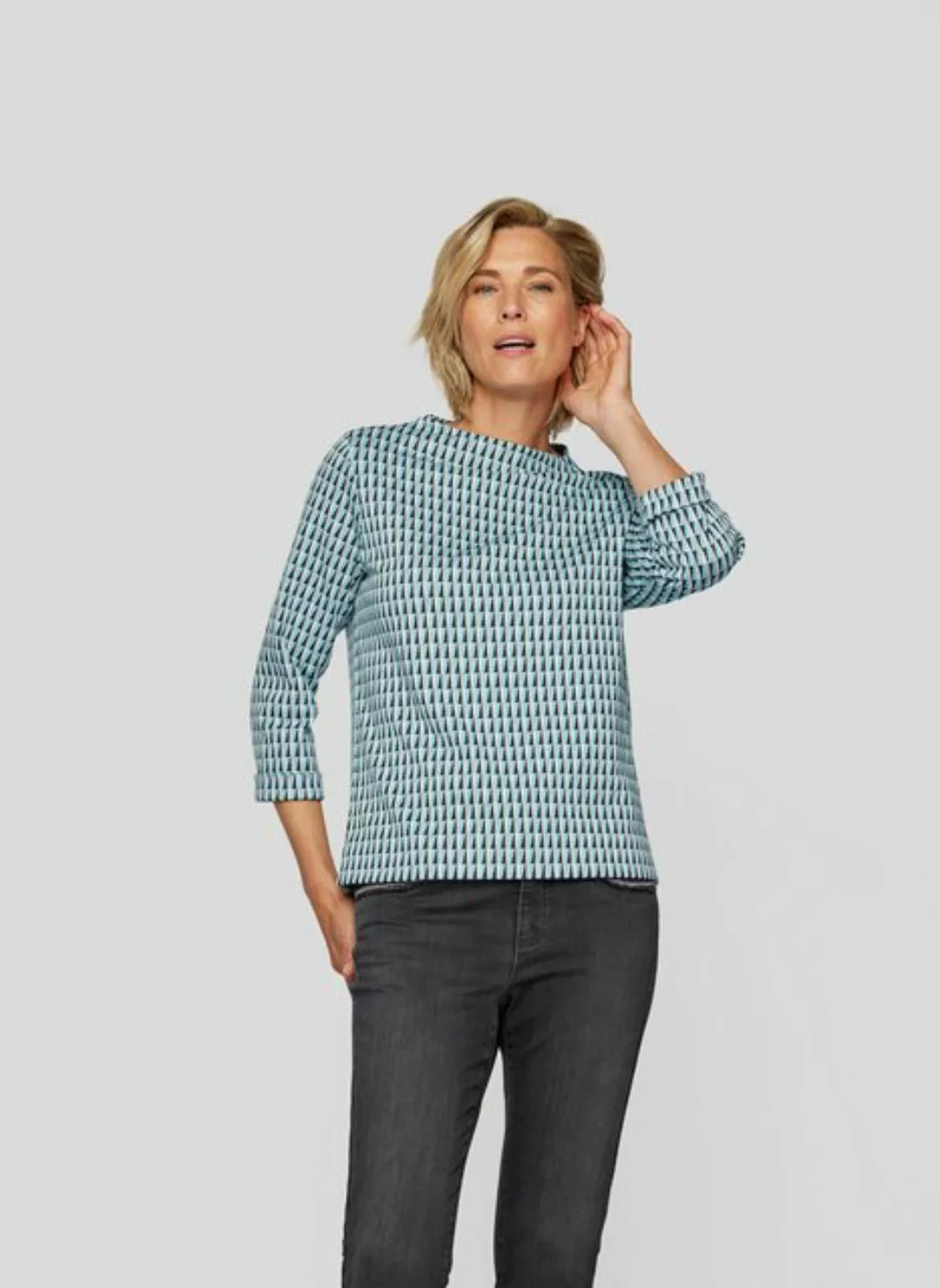 Rabe Print-Shirt RABE Shirt mit geometrischem Muster günstig online kaufen