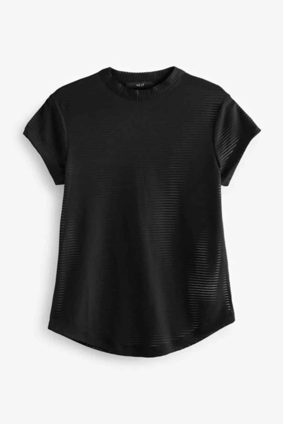 Next T-Shirt Slim Fit T-Shirt mit transparenten Streifen (1-tlg) günstig online kaufen