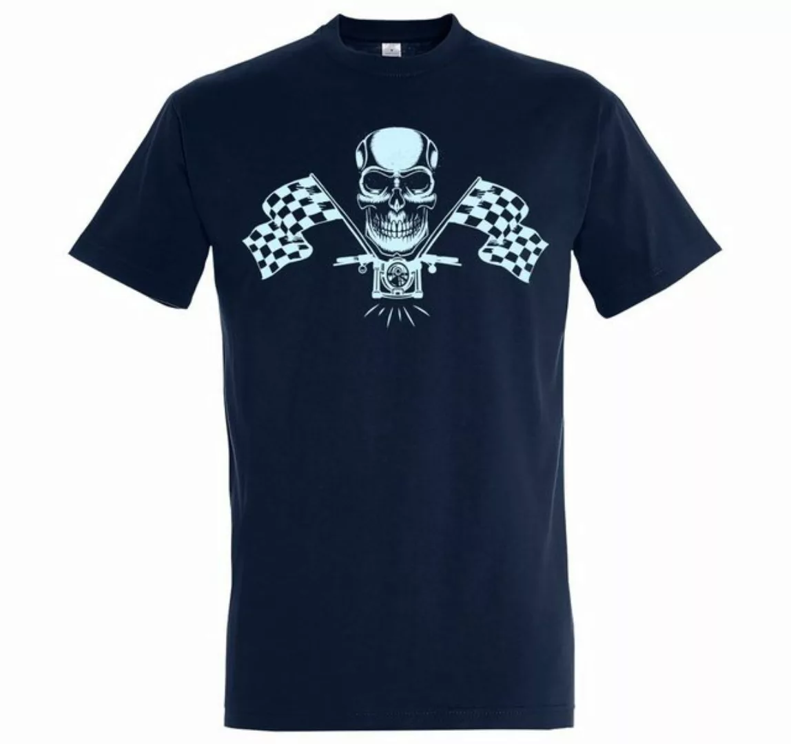 Youth Designz T-Shirt MotorradSkull Herren-Tshirt mit lustigem Spruch günstig online kaufen