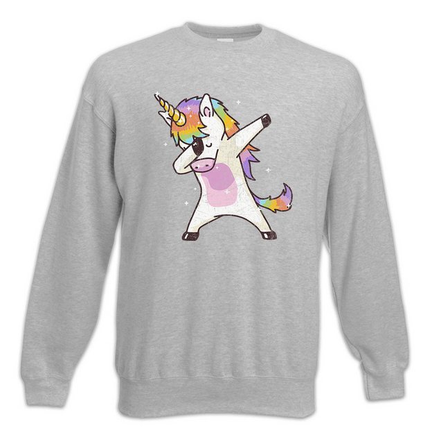 Urban Backwoods Sweatshirt Unicorn Dab I Sweatshirt Einhorn Regenbogen Rain günstig online kaufen