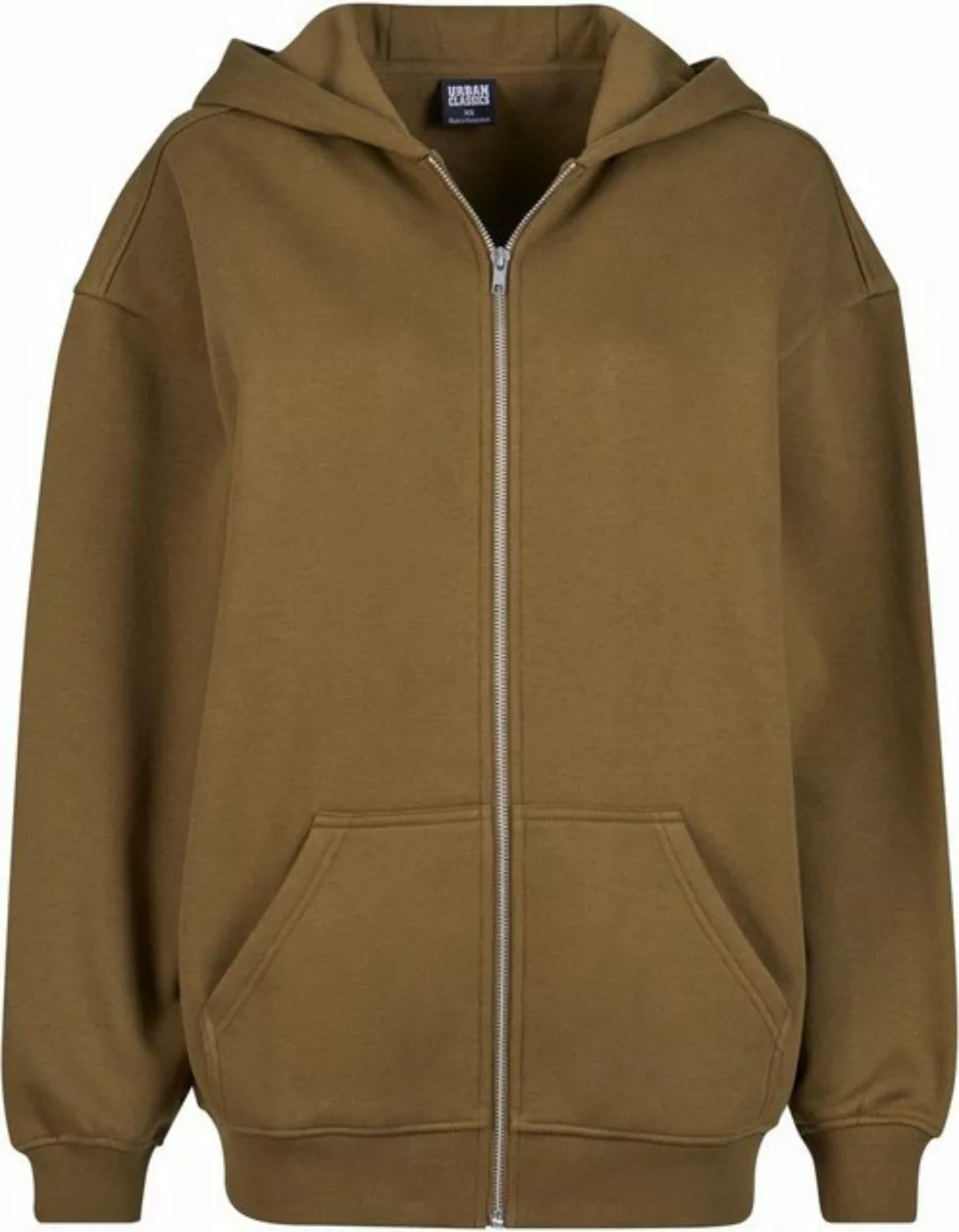 URBAN CLASSICS Sweatjacke "Urban Classics Damen Ladies Oversized Zip Hoody" günstig online kaufen