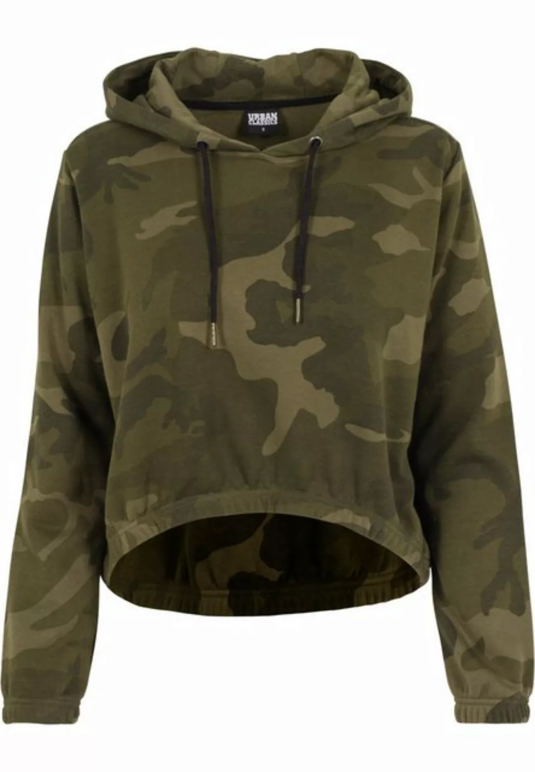 URBAN CLASSICS Rundhalspullover Urban Classics Damen Ladies Camo Cropped Ho günstig online kaufen